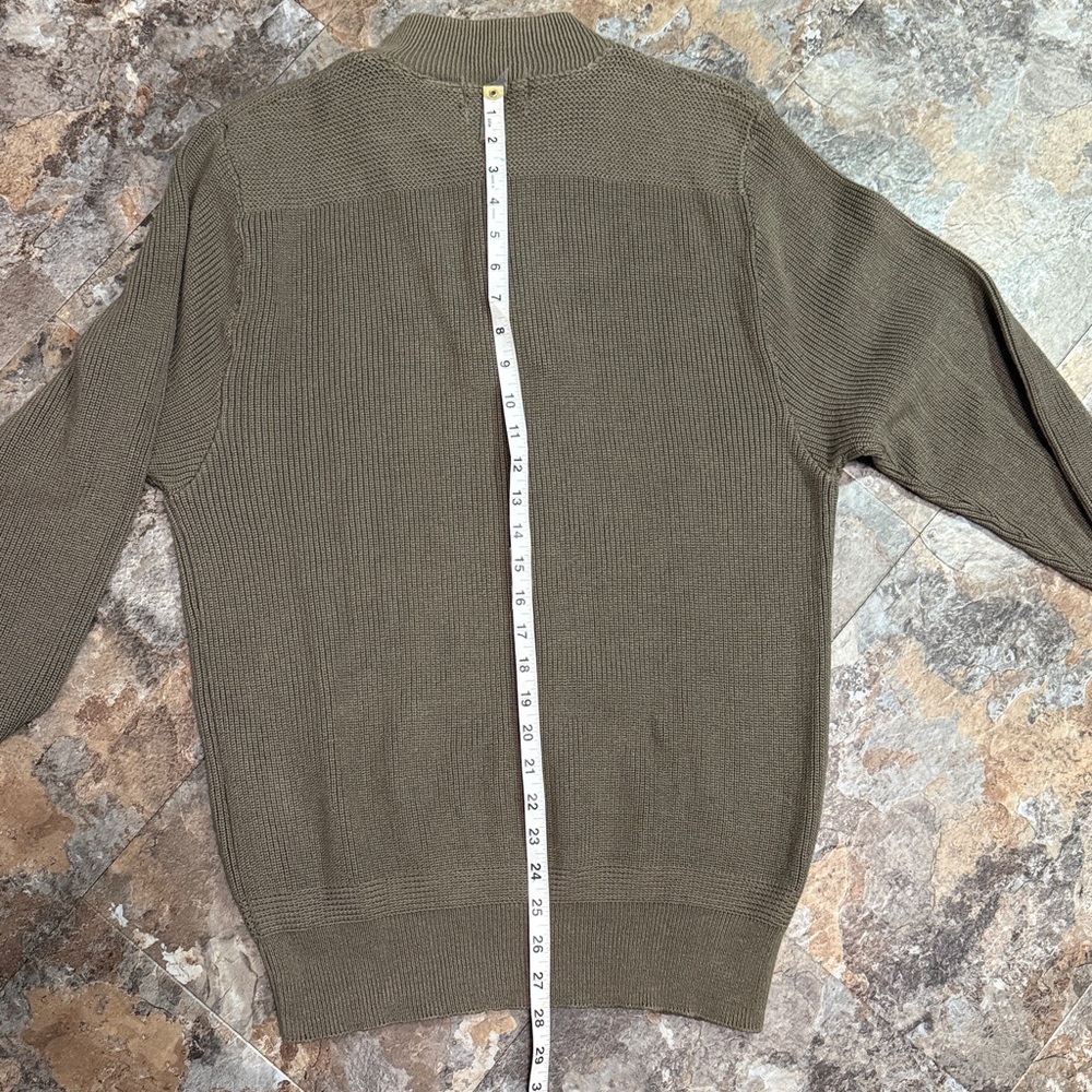 Parker of Vienna Taupe Men's Crewneck Sweater size M - Picture 5 of 5